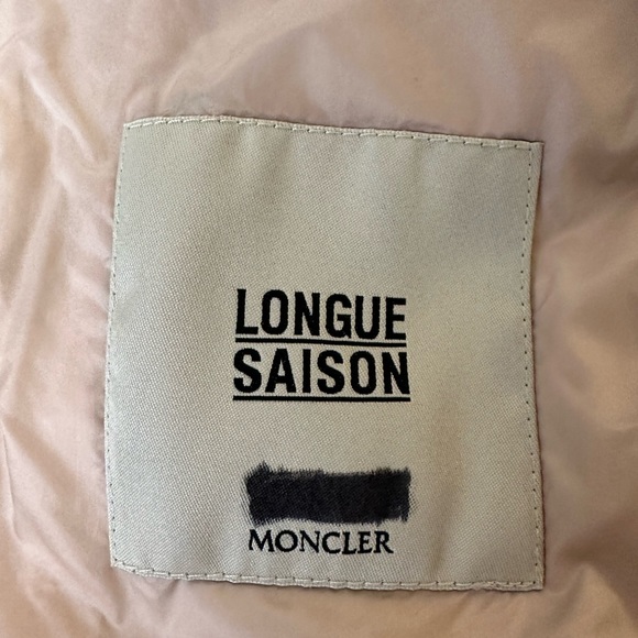 Moncler Kids Longue Saison Puffer Jacket in Light Pink size 12 - Picture 3 of 16
